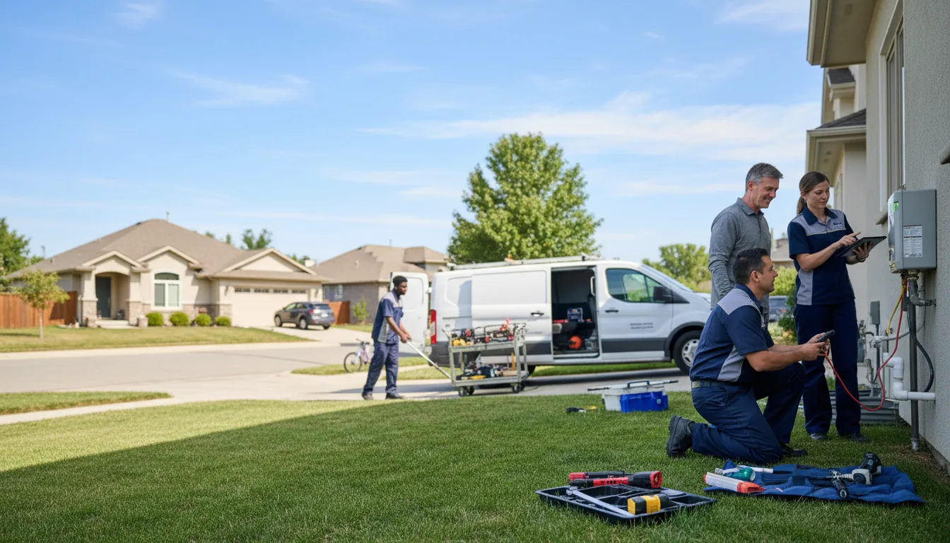 Tankless water heater service in Hutchins, TX